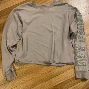 IVY PARK Taupe Long Sleeve Top